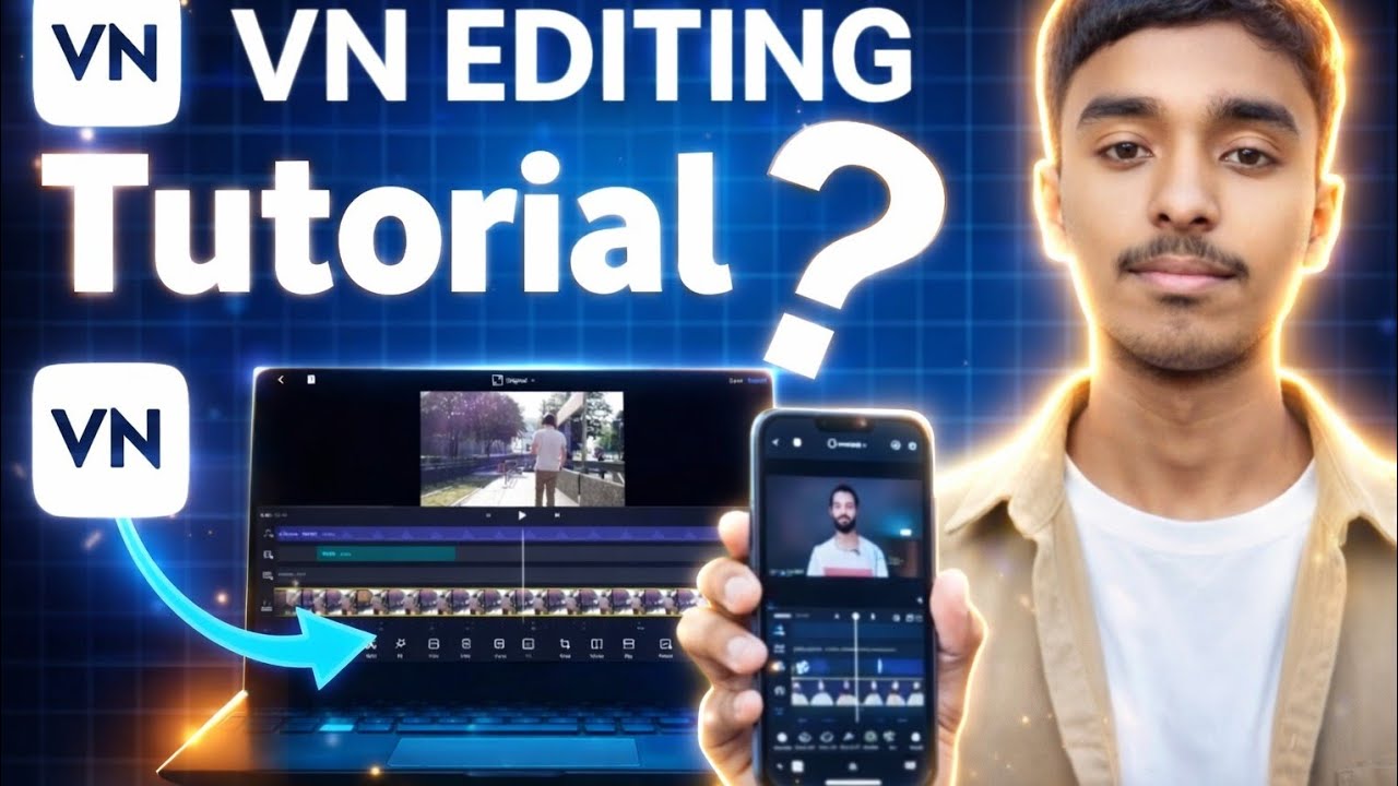 Editing Karna Sikhe Bilkul Easy Step By Step || VN Editing Tutorial 