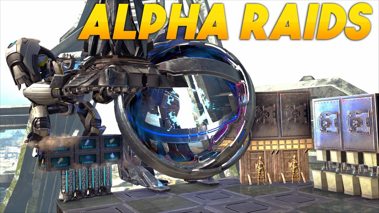 How We RAIDED All ALPHAS On The SERVER For Huge LOOT - ARK