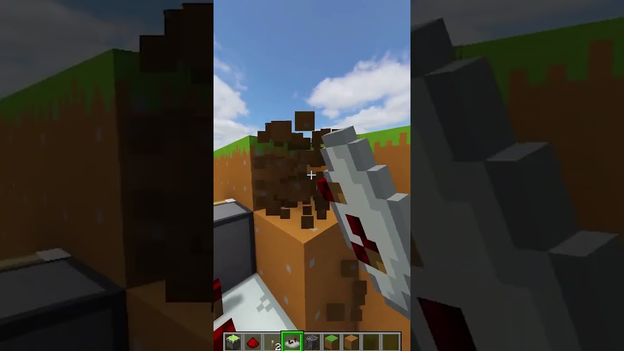Как сделать люк из редстоуна в Minecraft (ЗА 60 СЕКУНД) - Nitrado #shorts