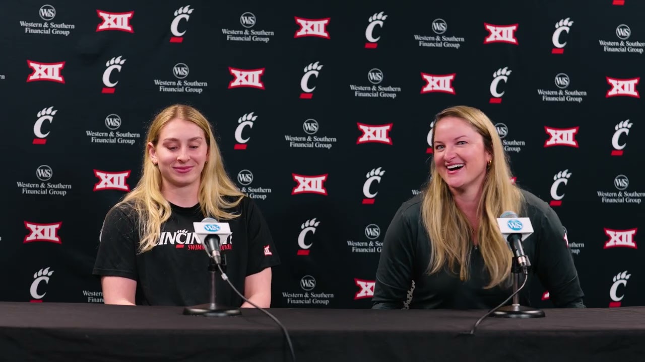 Cincinnati Swimming & Diving | Joleigh Crye and Mandy Commons-DiSalle Media Availability
