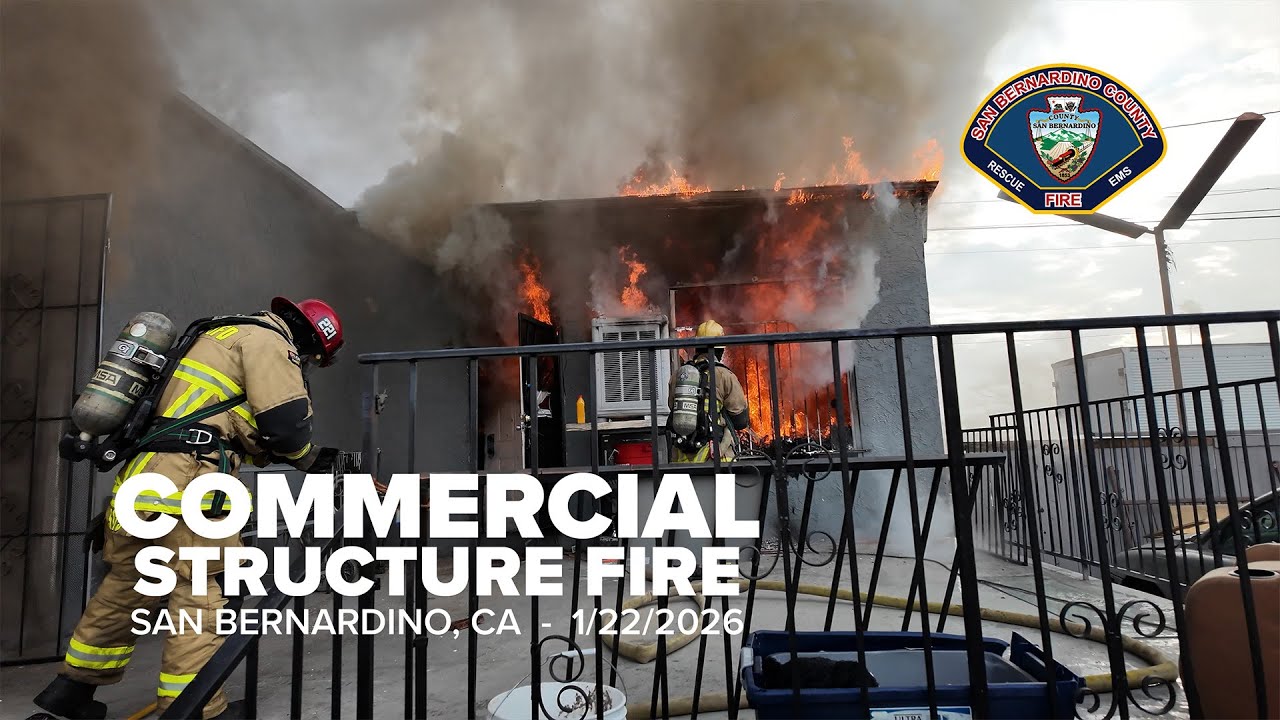 Commercial Structure Fire - 1/22/26