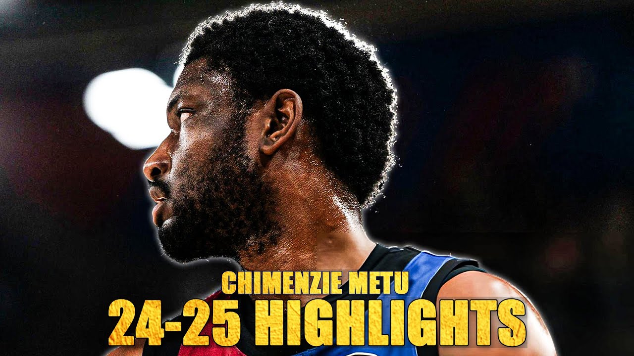 Chimenzie Metu HIGHLIGHTS 24-25 SEASON 🔥 Partizan Transfer Target ?! ⚫⚪