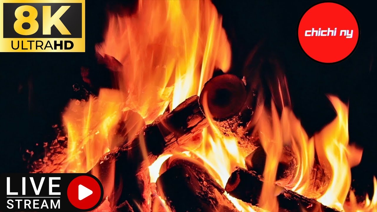 Crackling Campfire Ambience 🔥 Christmas 2025 | Cozy Fire for Calm & Peace
