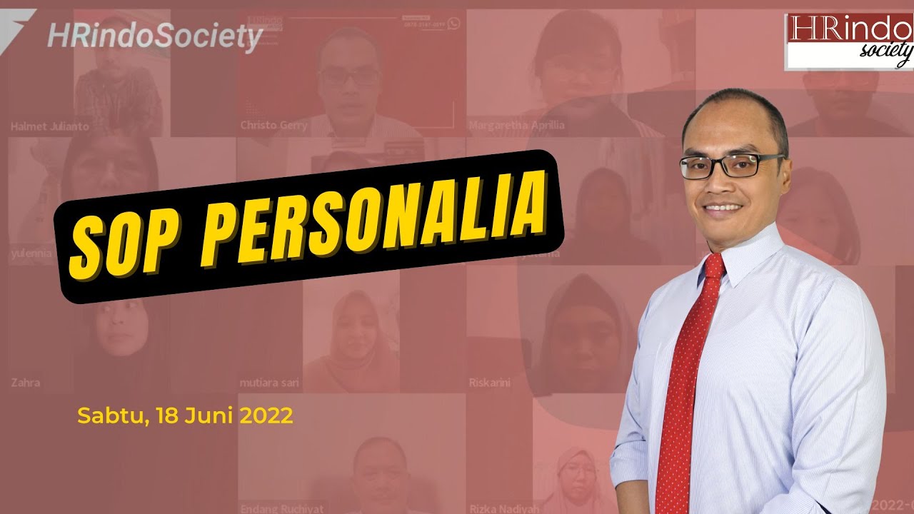 Online Training | SOP PERSONALIA