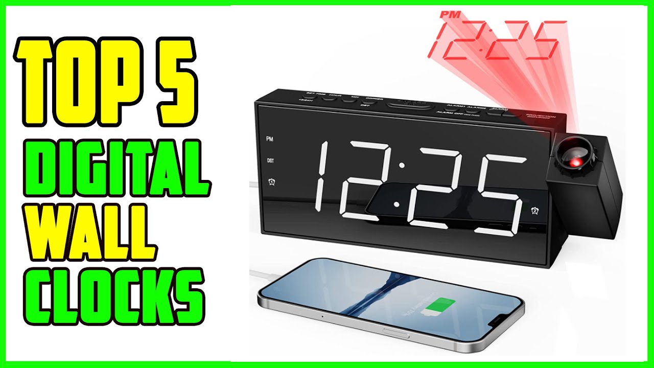 TOP 5 Best Digital Wall Clocks 2026