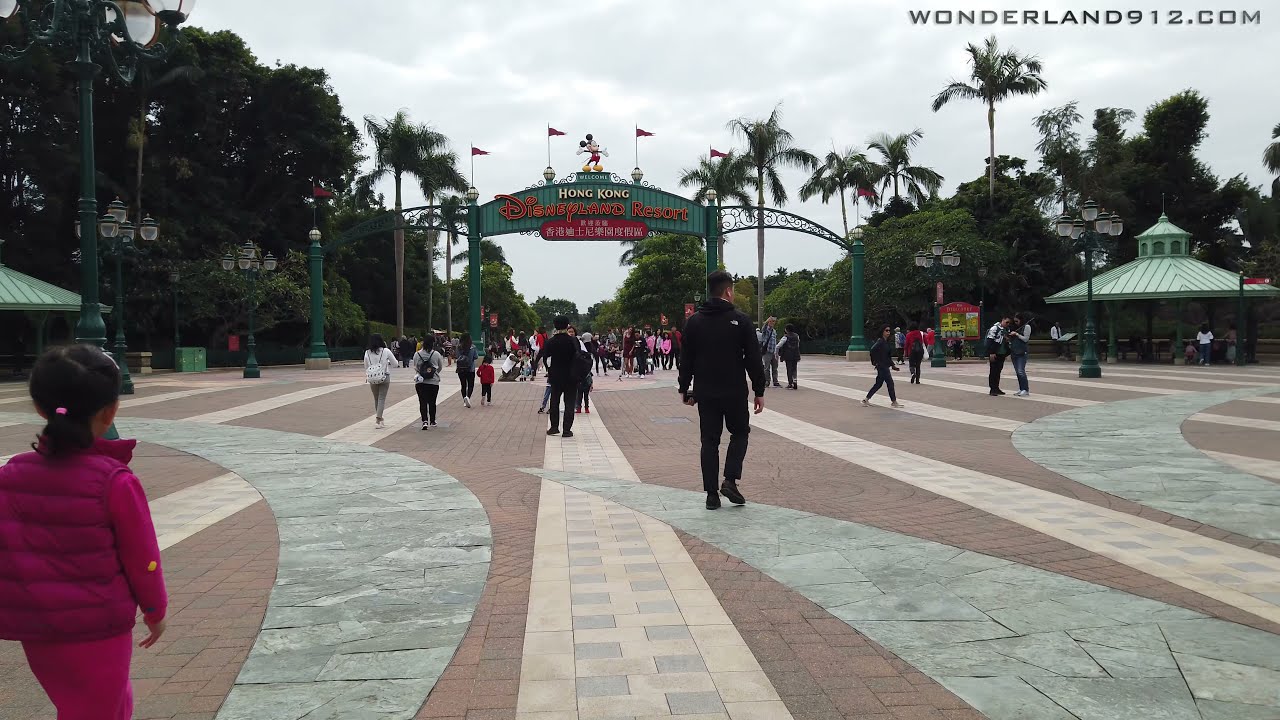 Park Promenade Walking Tour丨閒遊香港迪士尼樂園迎樂路丨Hong Kong Disneyland
