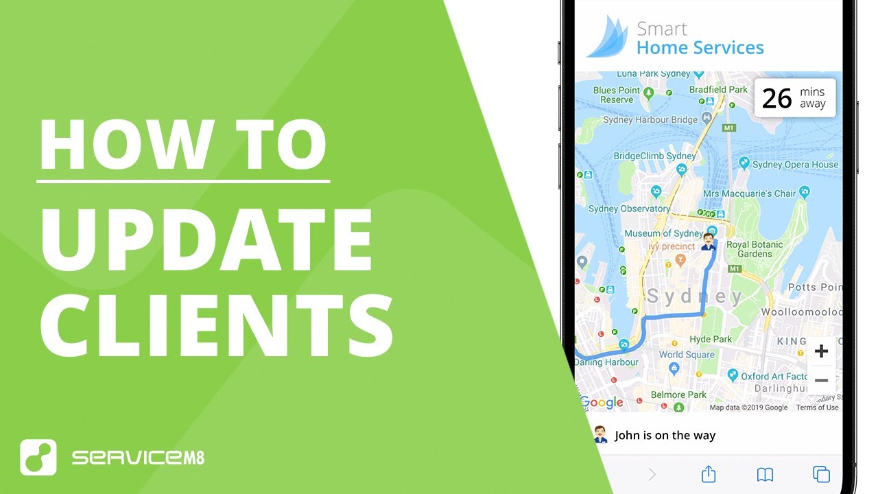 How to communicate with clients with ServiceM8