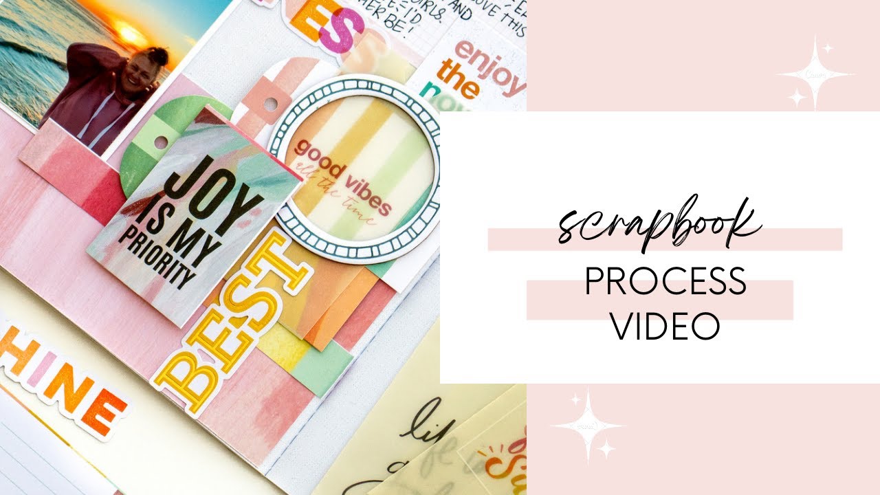 Scrapbook Process Video | Heidi Swapp Storyline Chapters | Memory Keeping | Pinkfresh Studio