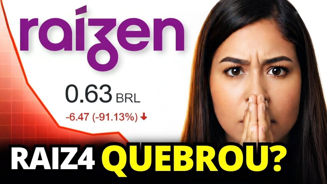 RAIZ4 A R$0,63: PIOR CRISE DA HISTÓRIA DA RAÍZEN. É OPORTUNIDADE?