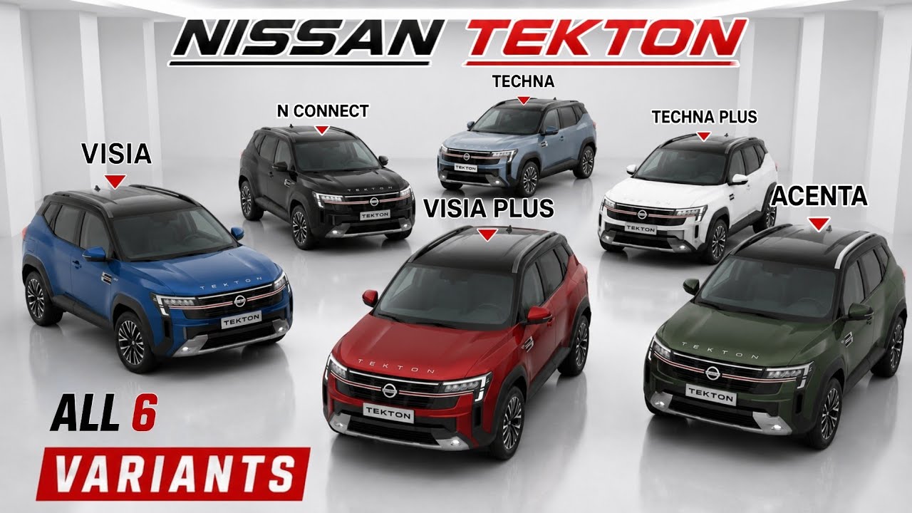 Nissan Tekton Variants Explained | Visia vs Visia Plus vs Acenta vs N-Connect vs Tekna vs Tekna Plus