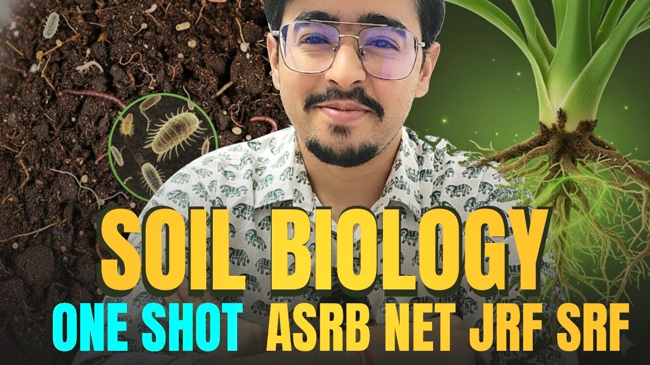Soil Biology One Shot for ASRB NET 2025 | ICAR JRF SRF | Complete Revision + MCQs