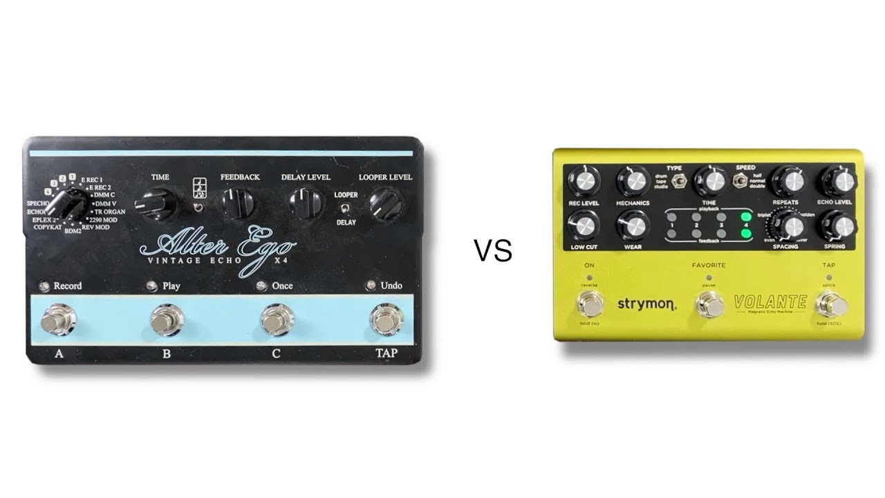 TC Electronic Alter Ego X4 vs Strymon Volante