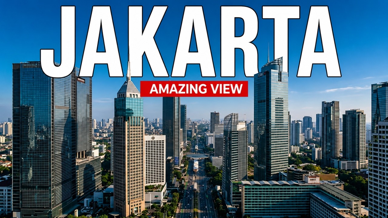 Jelajah Jakarta dari Udara dengan Gedung-Gedung Tinggi Pencakar Langit: Amazing Drone View!