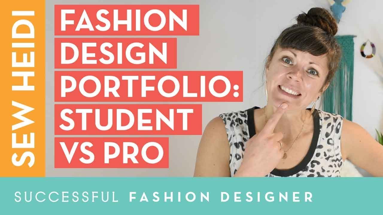 How to Create a Fashion Portfolio that gets the job: Student vs Professional Fashion Designer