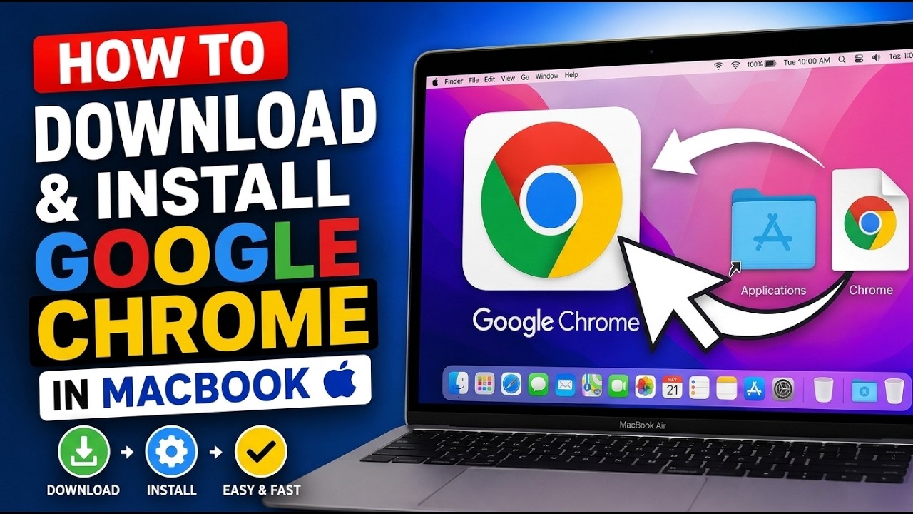 Как скачать и установить Google Chrome на Mac (простое руководство 2026 года)?