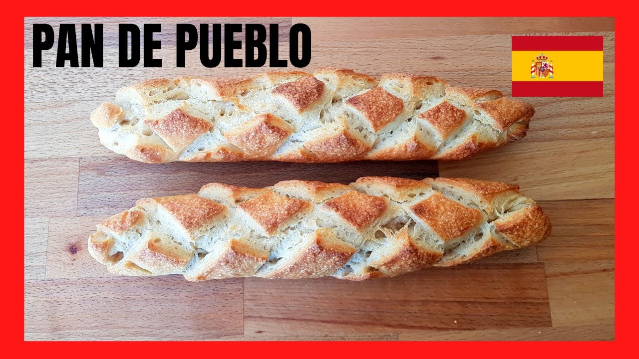 ✅Cómo hacer BARRAS de PAN (CANDEAL) DE PICOS/Pan Picado Andaluz/Pan de Pueblo🥖