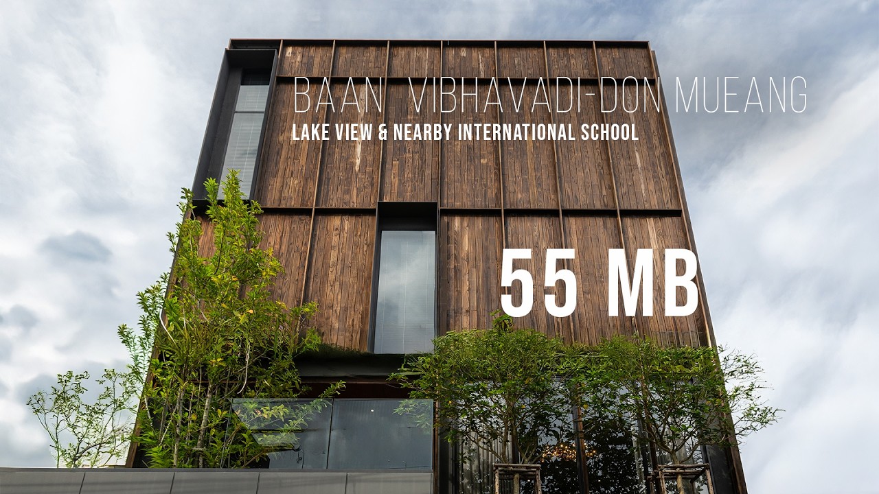 Ultra Luxury Residence 4 ชั้น วิวทะเลสาบ ใกล้โรงเรียนนานาชาติ วิภาวดี-ดอนเมือง พร้อมอยู่ 55 ล้านบาท