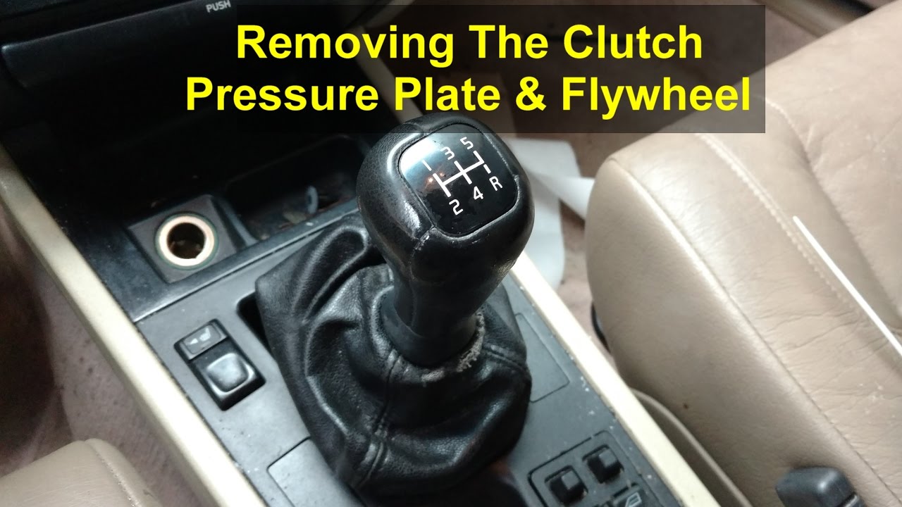 Removing the clutch, pressure plate and flywheel, Volvo 850, S70, V70, etc. - VOTD