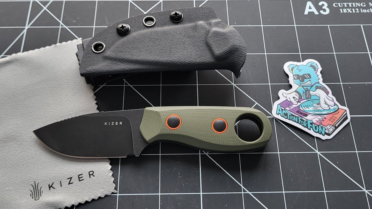 Kizer Beaver 🦫 Fixed Blade Knife.