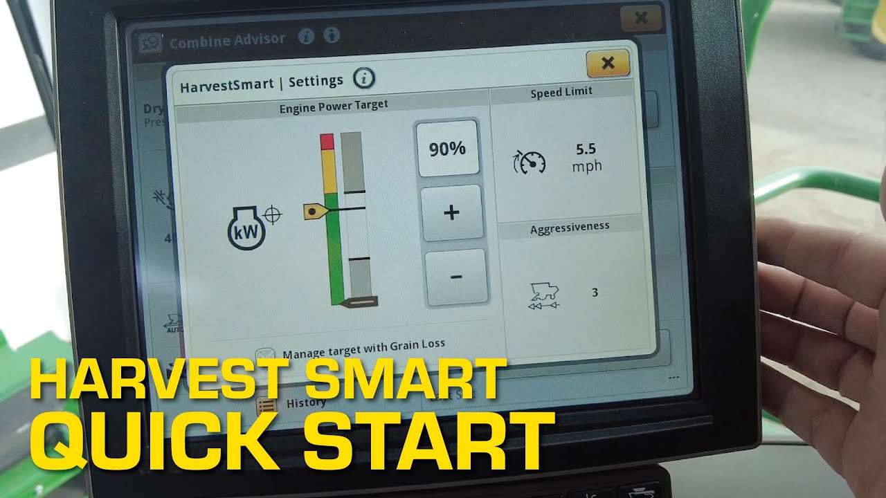 John Deere Harvest Smart: Quick Start