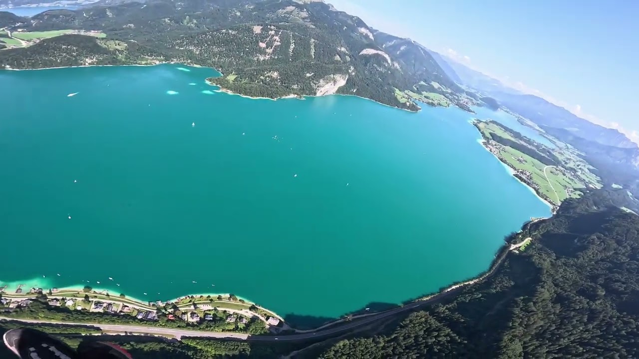 Hike & Fly & Swim - Zwölferhorn (Wolfgangsee) - 4K - 23.08.2024