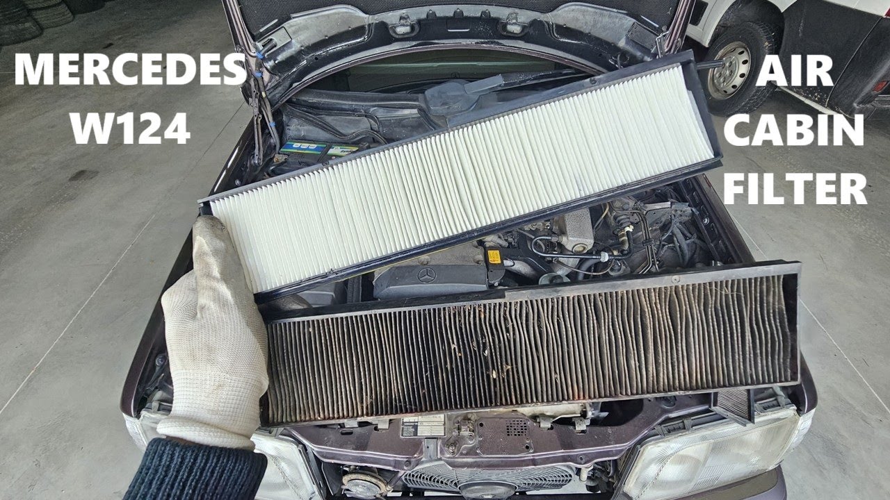 How To: Mercedes W124 Air Cabin Filter Replacement