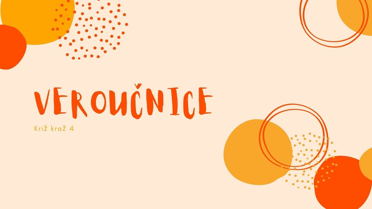 Veroučnice 14 - Križ kraž 4