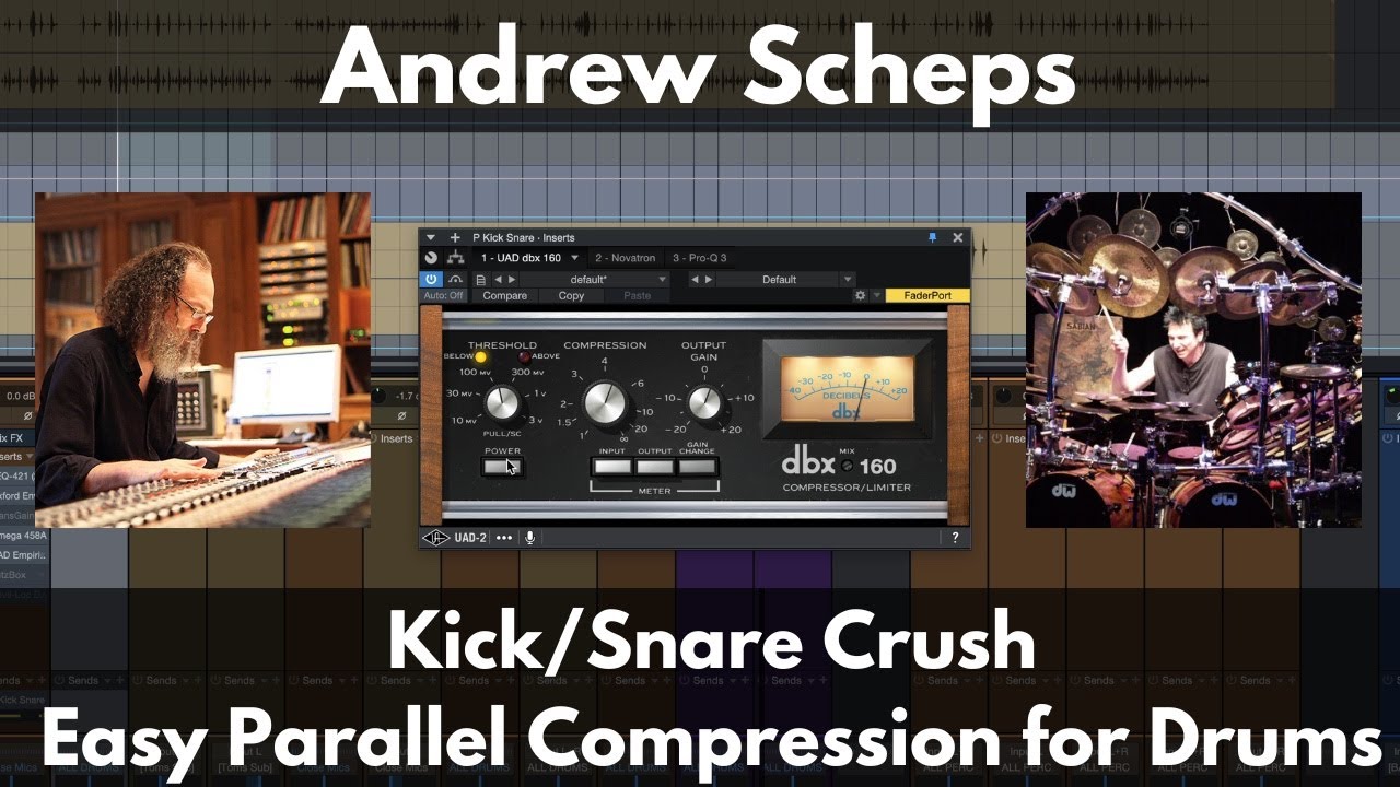 Andrew Scheps Kick/Snare Crush | Easy Parallel Compression for Drums