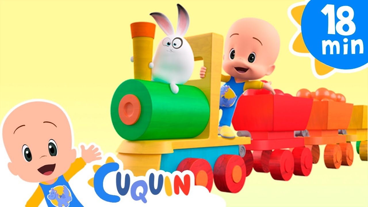 The Pandabag and the colorful train | The baby balloons’ nap - Cuquin and Friends