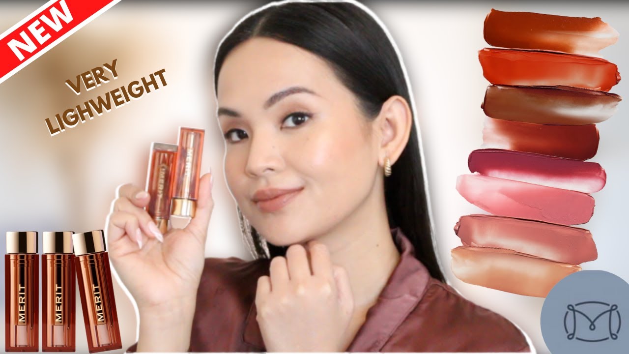 **NEW** MERIT Signature Lip Lightweight Lipsticks 1990, SLIP | REVIEW + SWATCHES