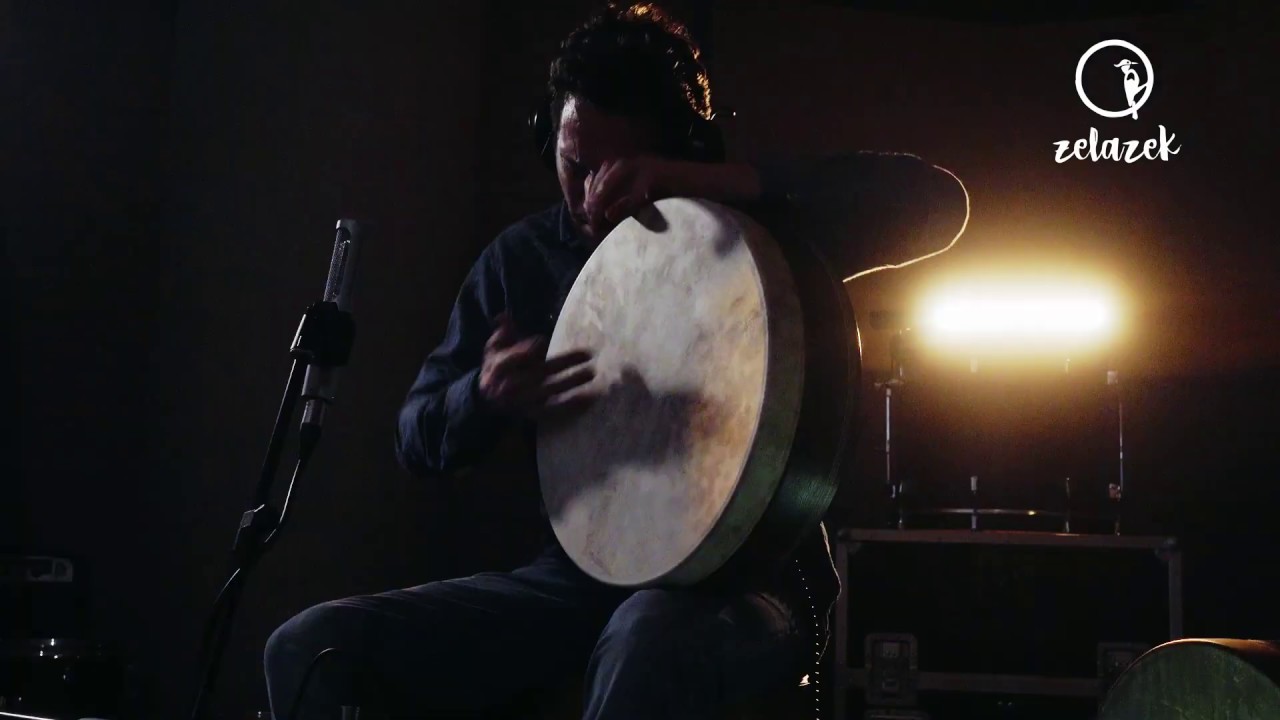 Bog oak frame drum by Zelazek Drums - solo by Yshai Afterman, 17 inch, low tuned