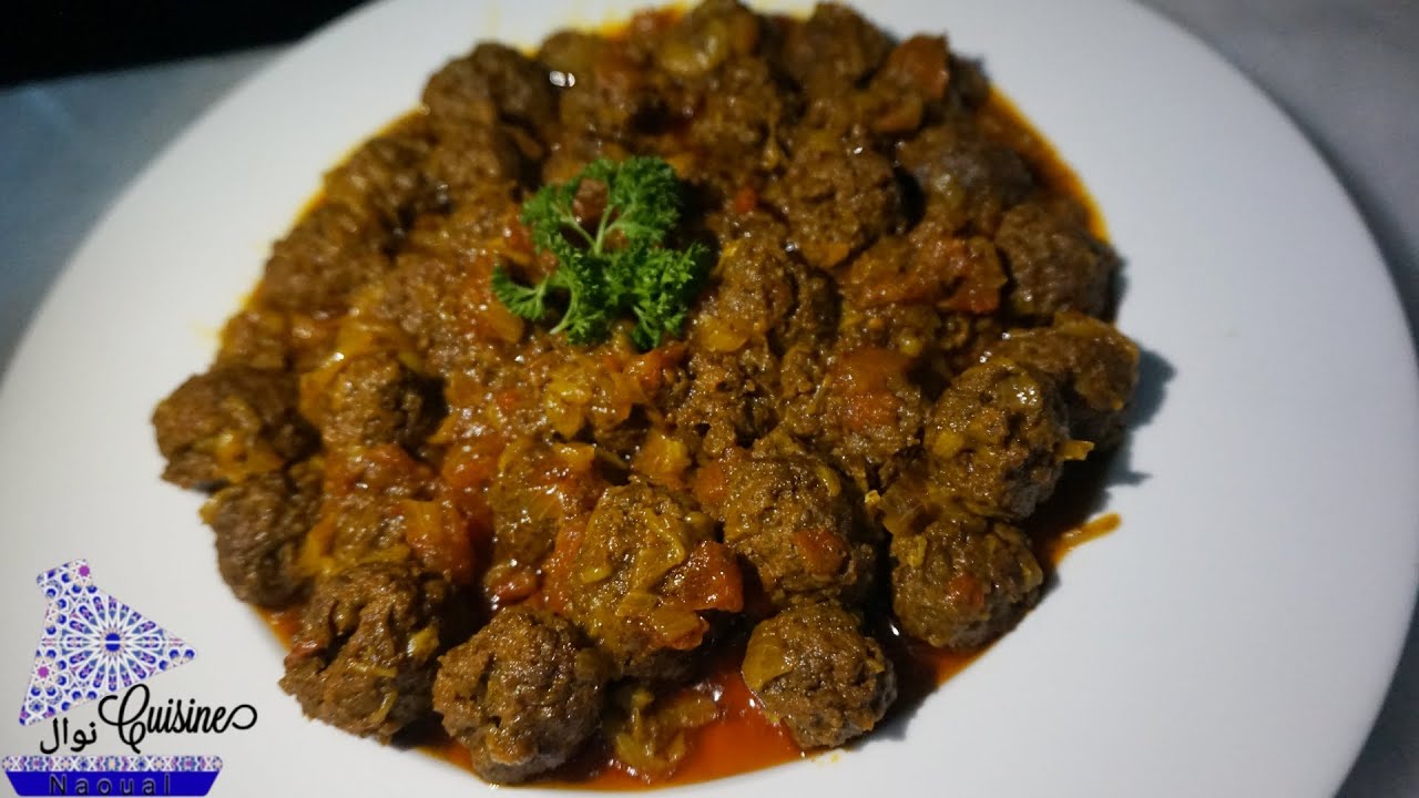 Marokkanische Pfanne mit Hackfleischbällchen / Kefta