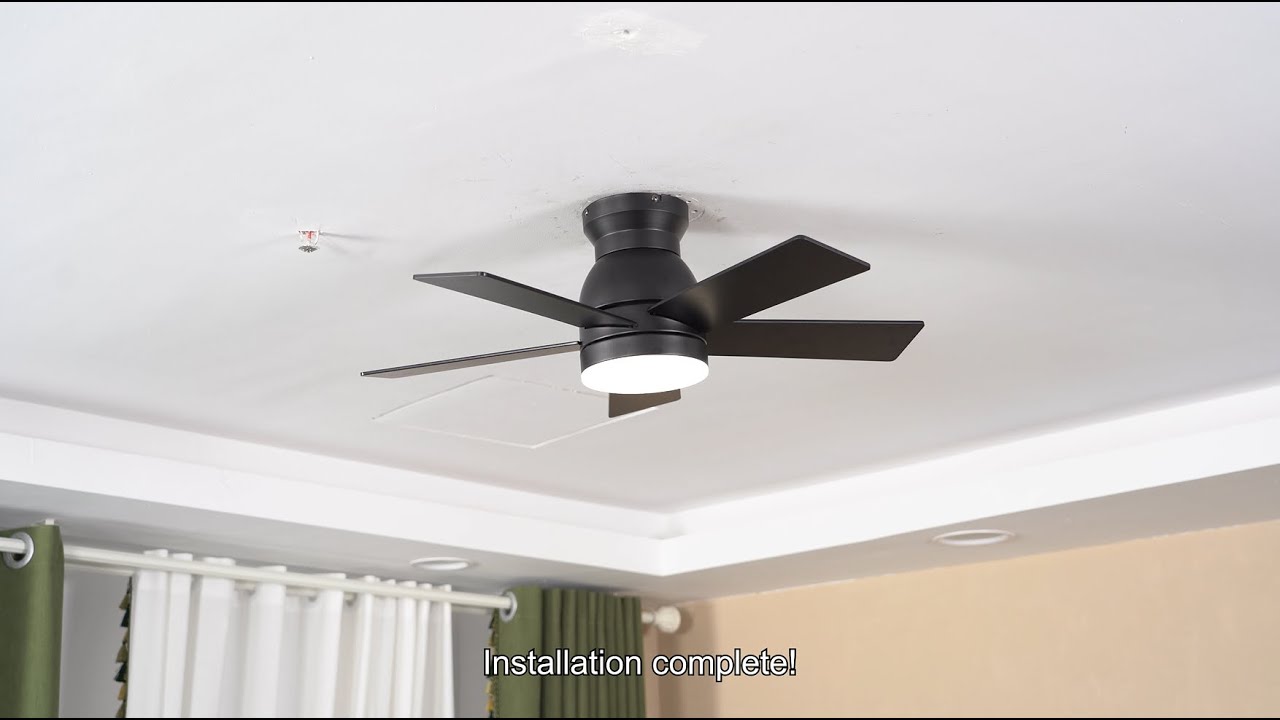 Installation video for ceiling fan model GLX047-32X