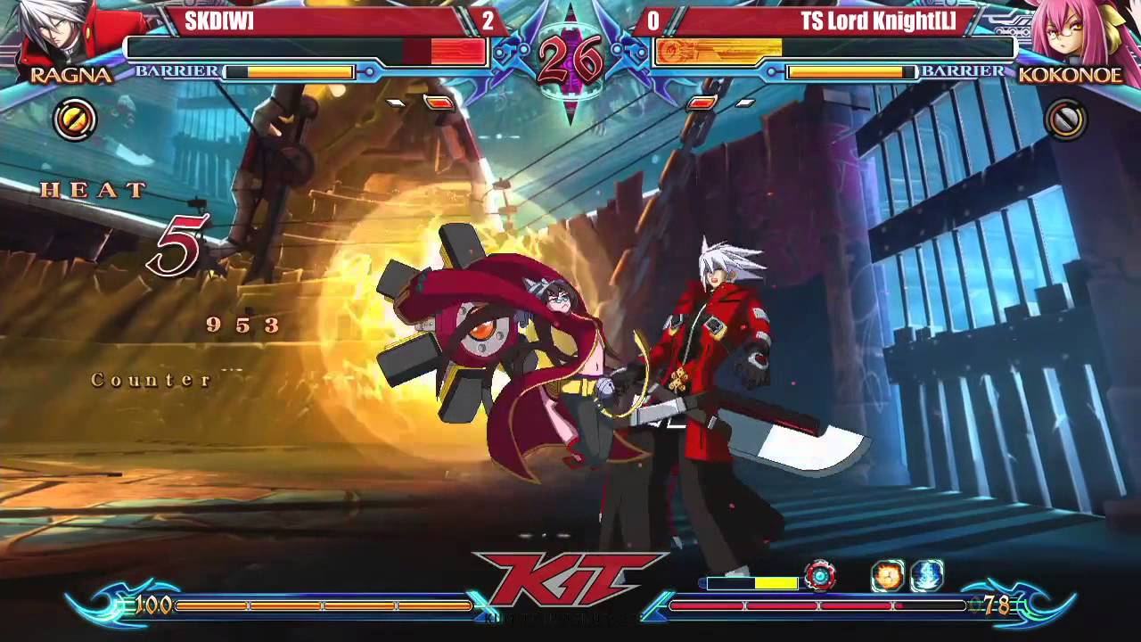 KIT 15 BlazBlue Chronophantasma Grand Finals Lord Knight vs SKD