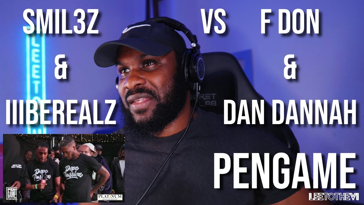 SMIL3Z & iiiBEREALZ vs F-DON & DAN DANNAH | PenGame Rap Battle 2024 [Reaction] | LeeToTheVI