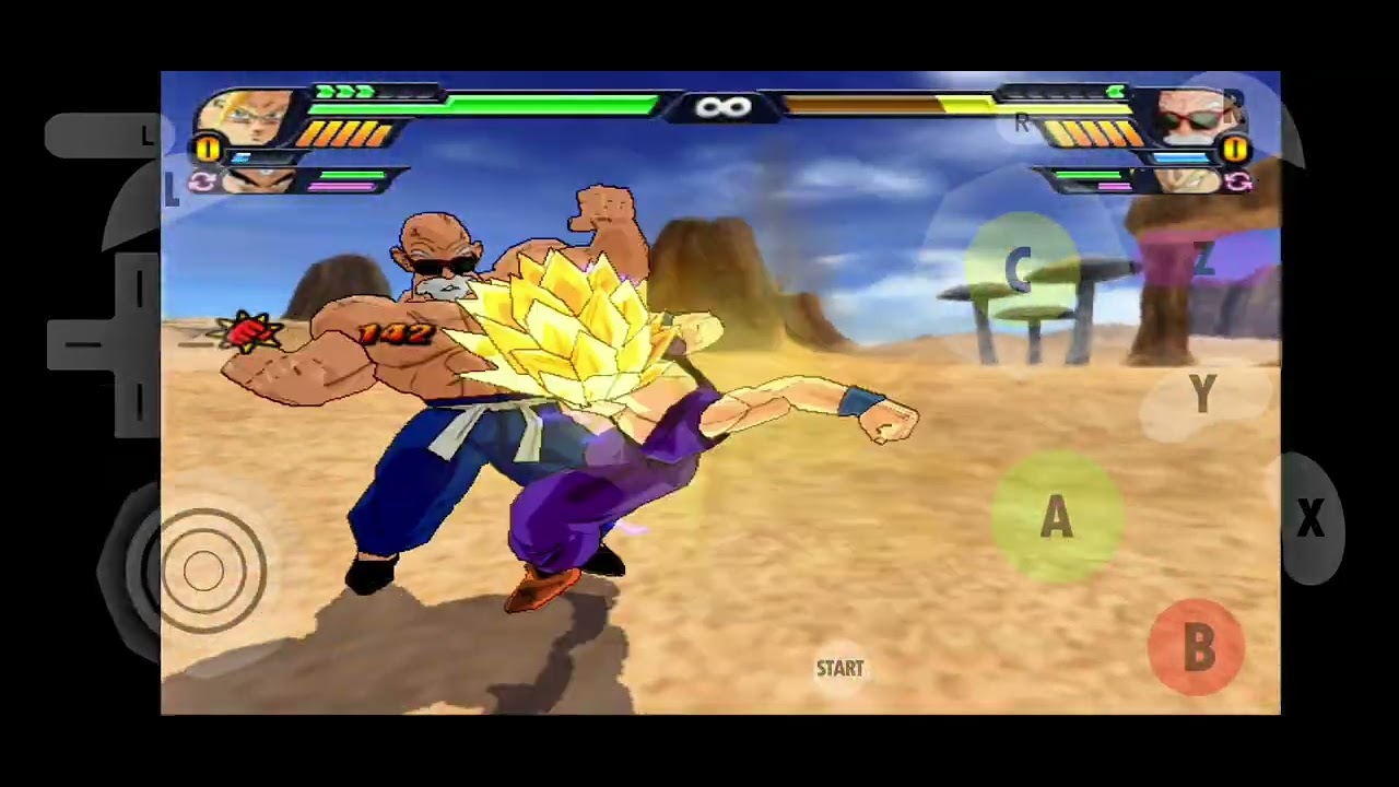 La furia de Gohan contra puros musculos - Batalla definitiva - Dragón Ball Z Budokai Tenkaichi 3 