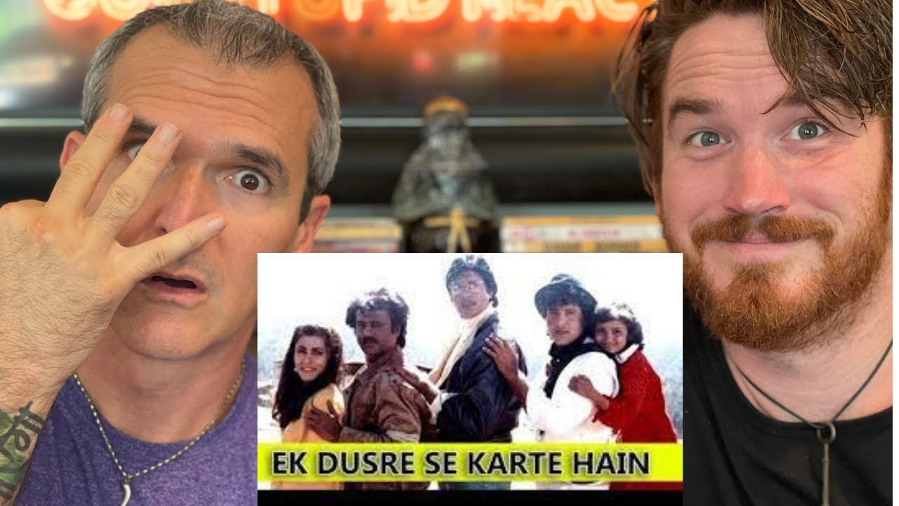 Ek Dusre Se Karte Hain Pyaar Hum | Hum 1991 | Amitabh Bachchan | Rajinikanth | Govinda REACTION!!