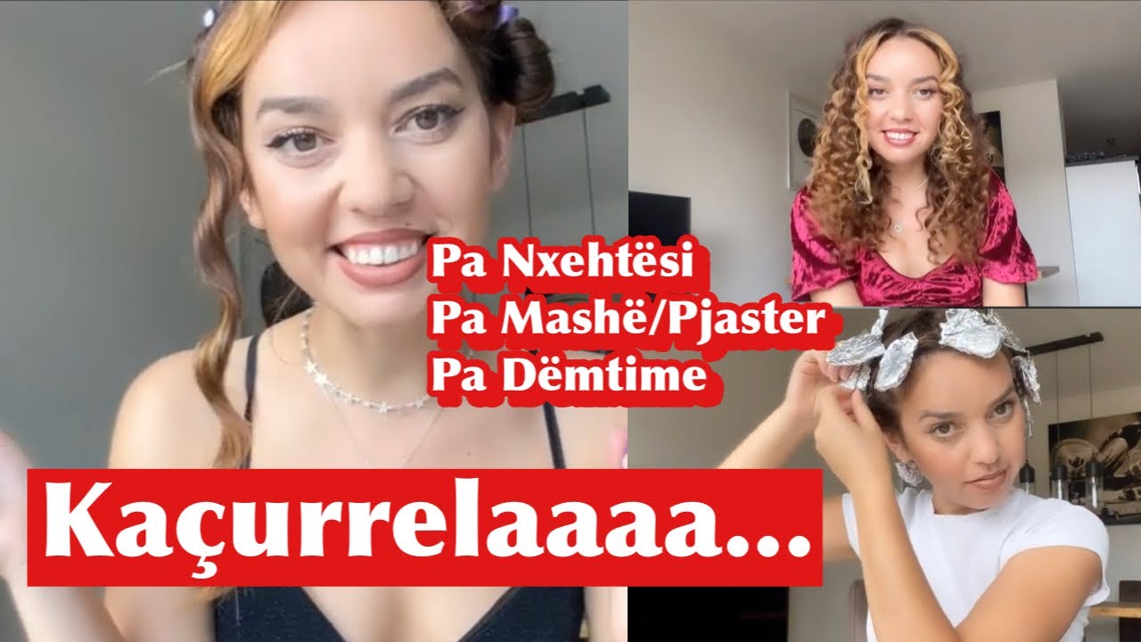 Kaçurrela pa i dëmtuar flokët|3 Mënyra si ti bëni flokët kacurrela pa perdorur nxehtësi|Pjesa e dytë