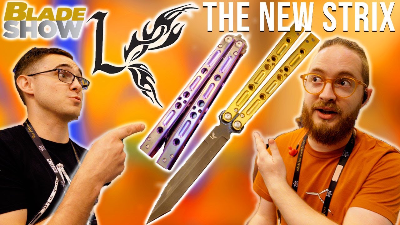 The BEST Balisong Flipper is Now MAKING Knives!! - Lovins Customs at Blade Show 2022