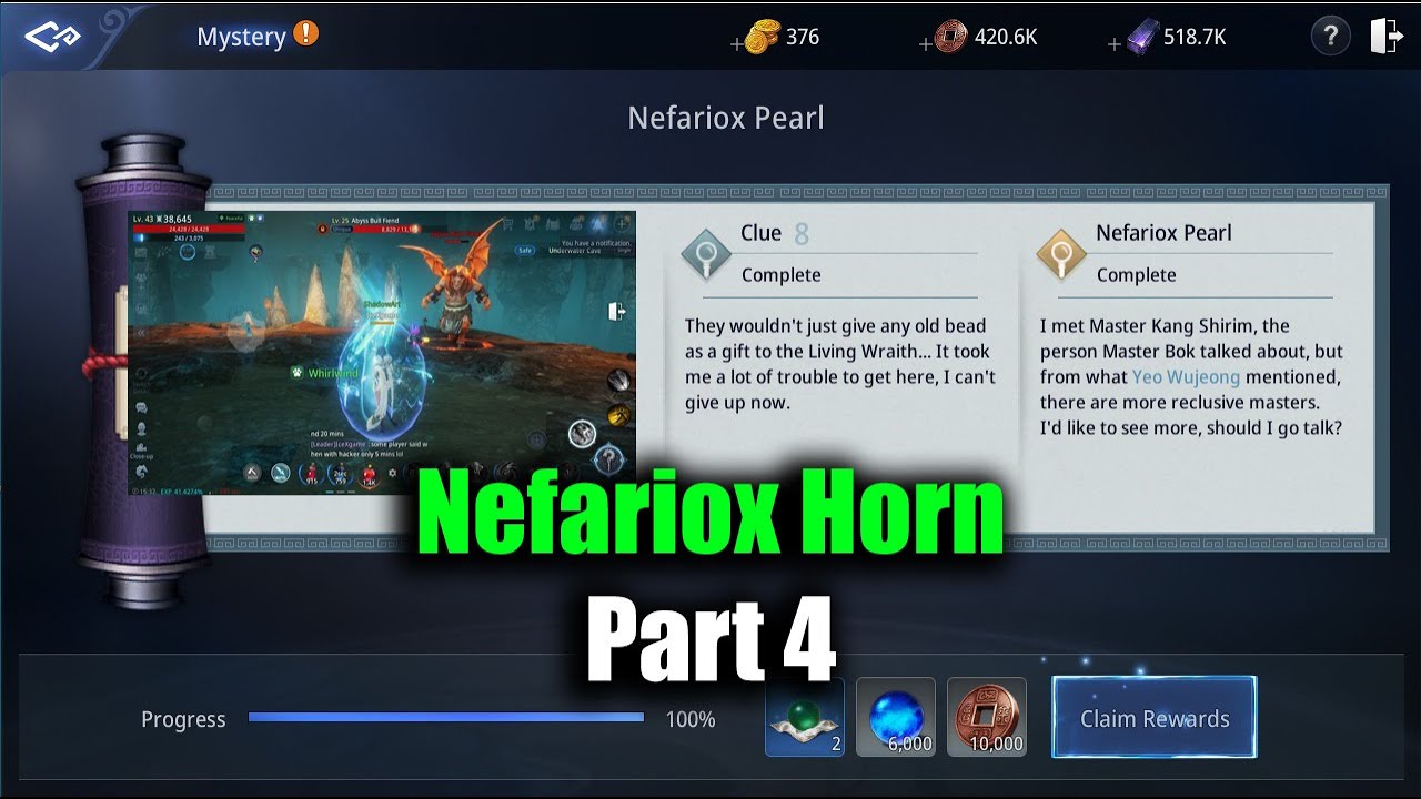MIR4 Mystery Nefariox Horn Pearl Часть 4