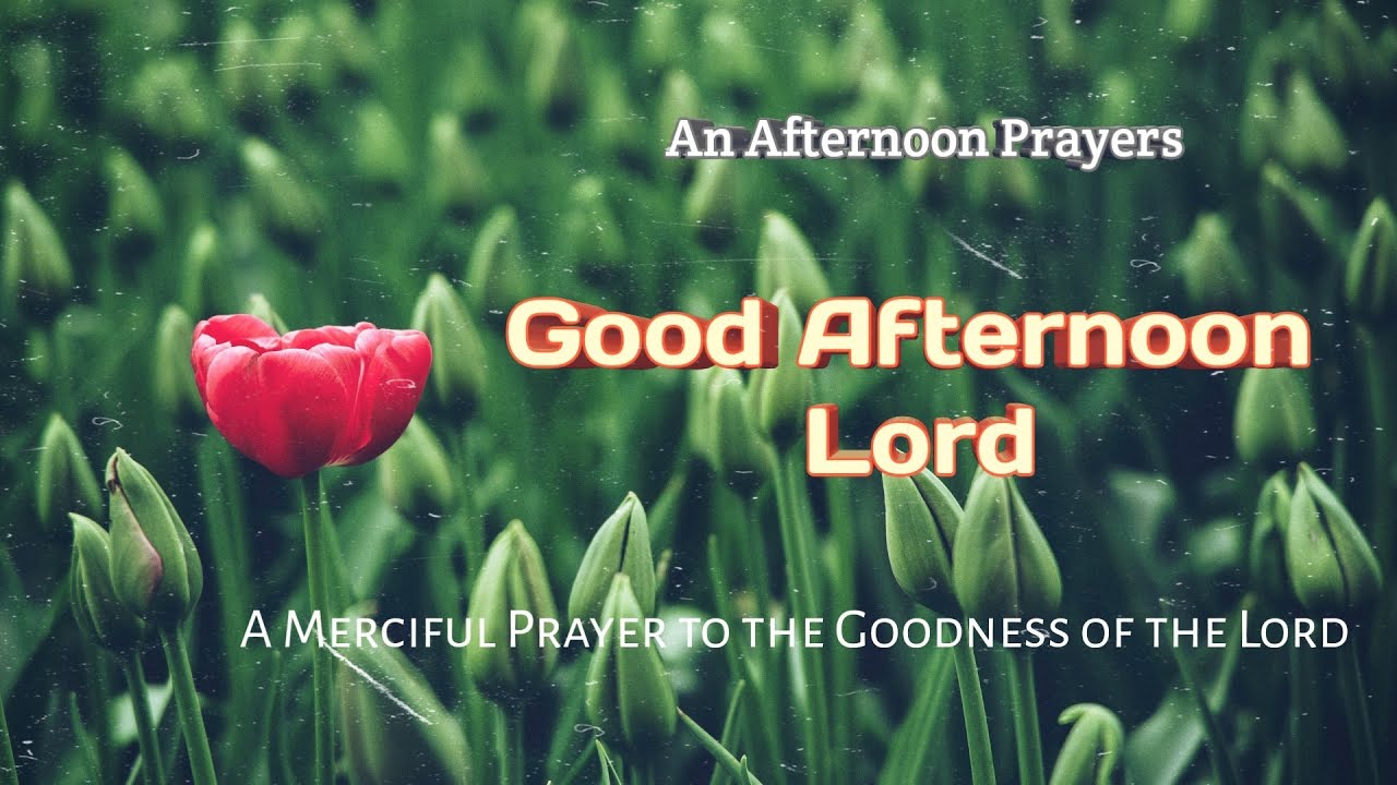 AN AFTERNOON PRAYERS (A MERCIFUL PRAYERS TO THE GOODNESS OF THE LORD) (AxisGirbaudFave)