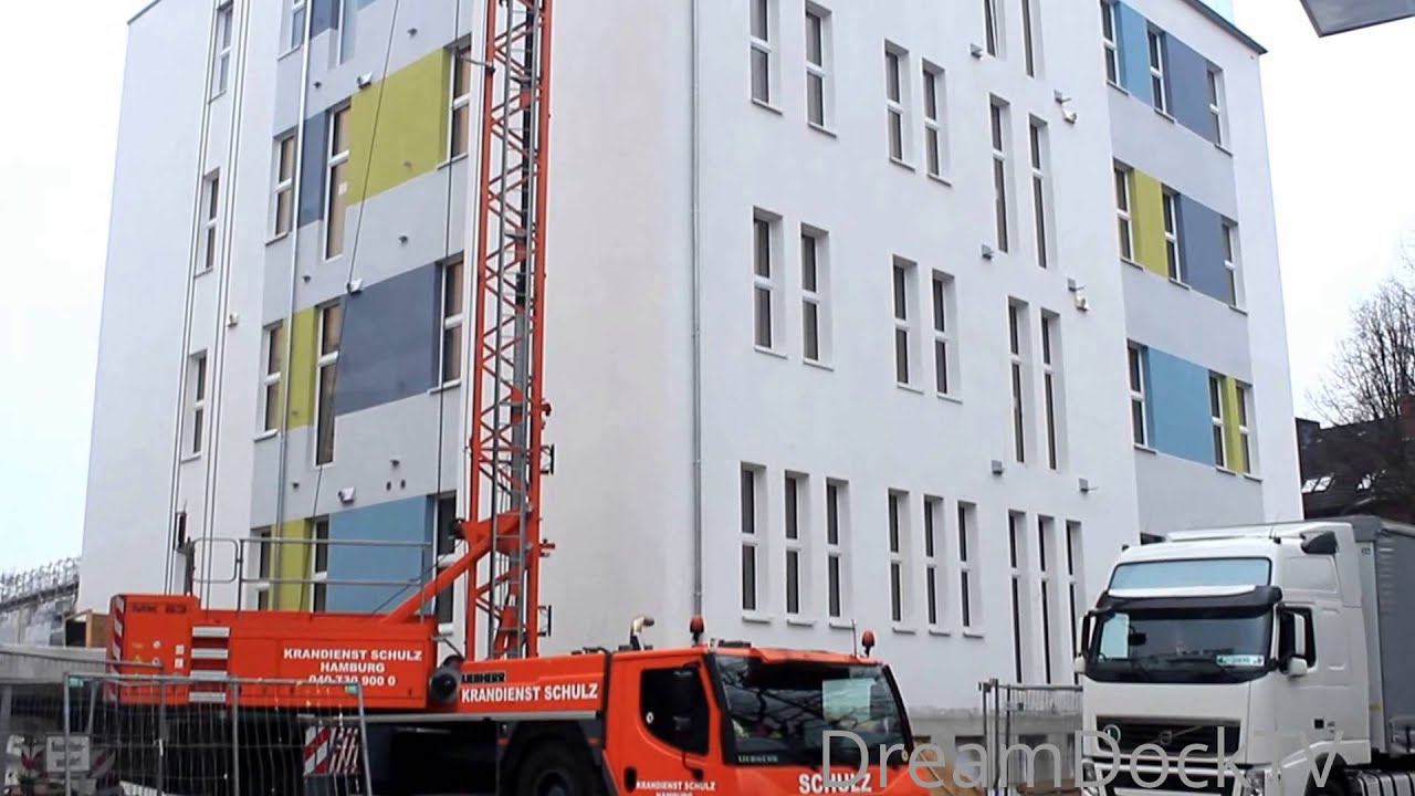 LIEBHERR MOBILKRAN MK 63 HEBT BALKON TEILE ++ KRANDIENST SCHULZ HAMBURG