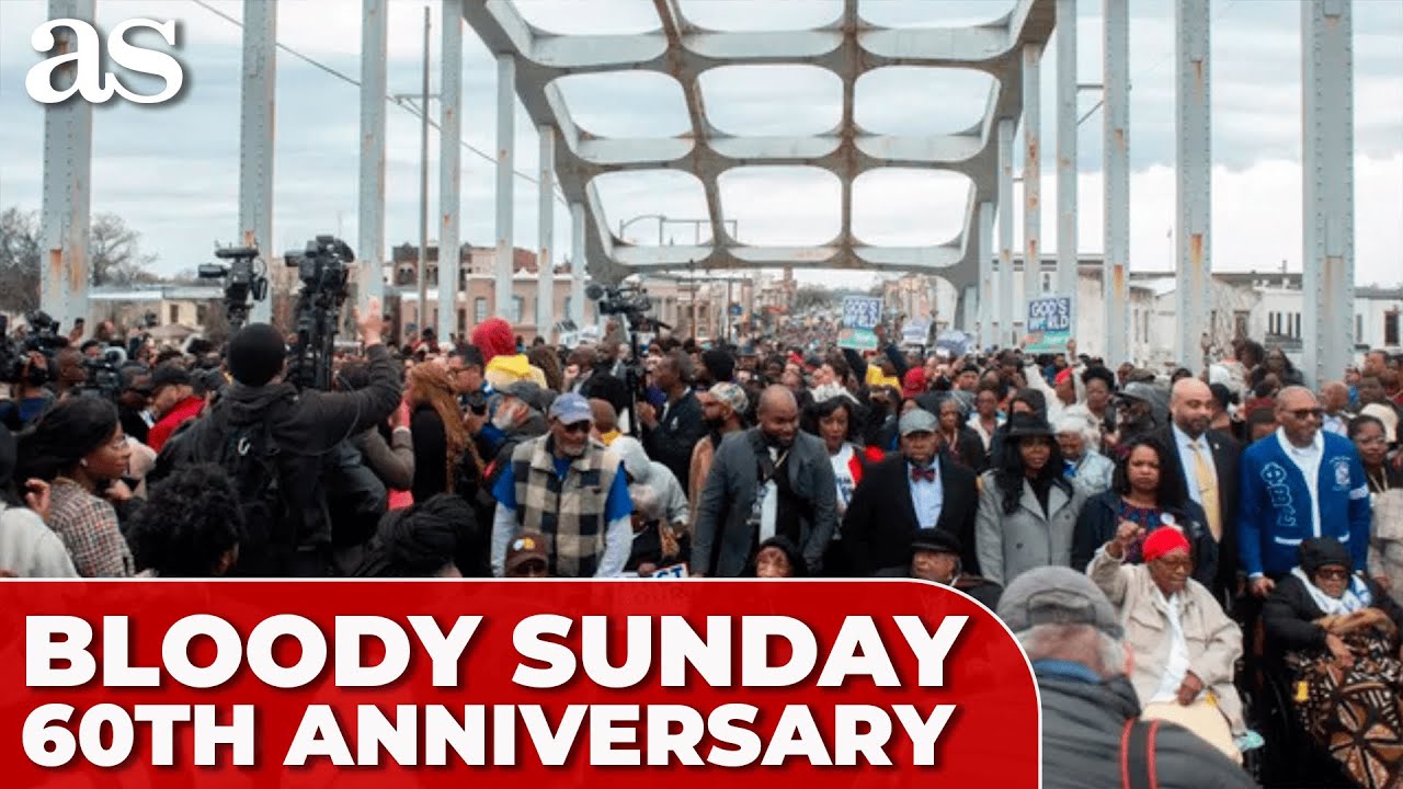 Thousands march to HONOR 60 YEARS since SELMA'S BLOODY SUNDAY tragedy