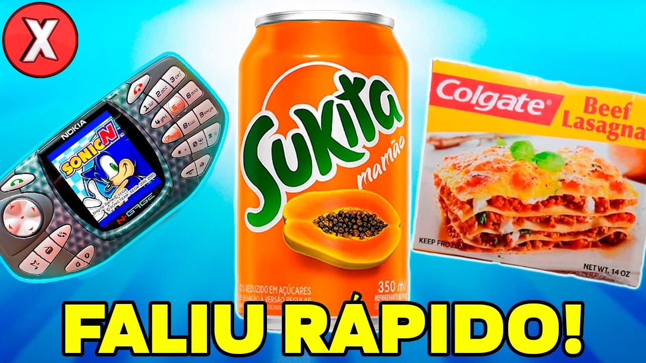 13 Produtos que FALIRAM Muito RÁPIDO! (Parte 2)