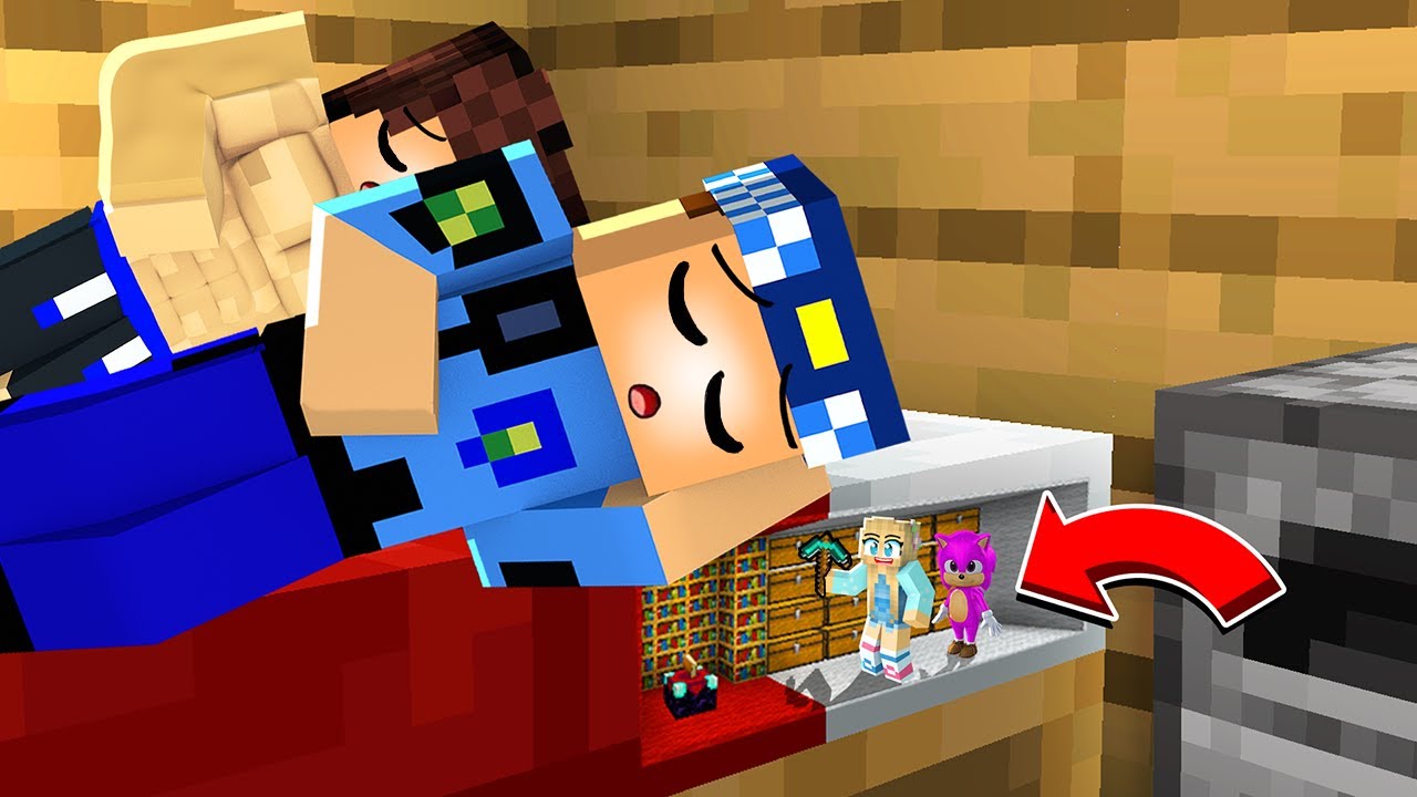HAYRANLARIMIN YATAĞININ İÇİNE GİRDİM! Minecraft