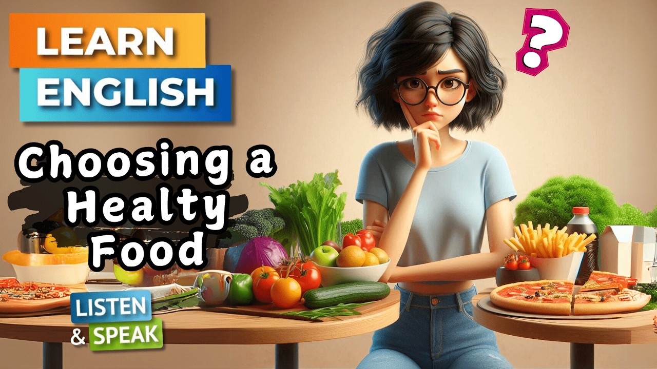 Choosing A heathy Food  | Improve Your English | English Listening Skills - Speaking Skills.