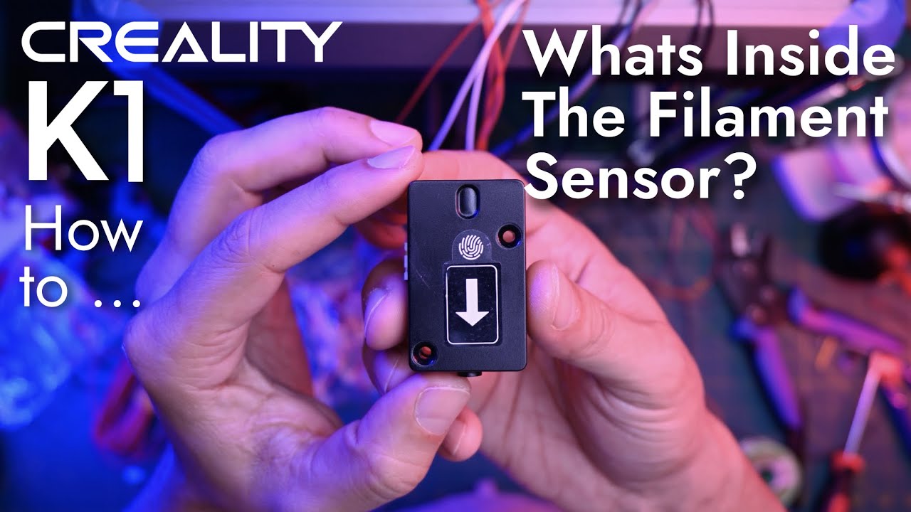 K1 Filament sensor  .. whats inside it? .. Creality K1 How To