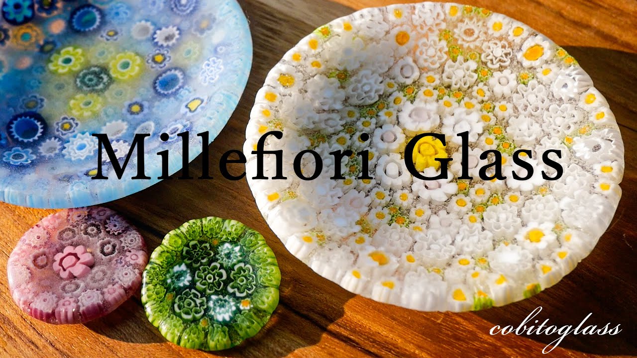【Film#22】Ｍake a plate using Venetian glass ～ ミルフィオリを使って　かわいいお皿作り～