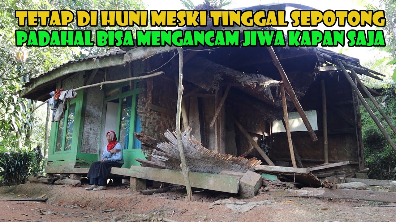 Bagaimana Bisa ..?? Rumah Yang Mengancam Jiwa Masih Tetap Di Huni..?? Oh Ternyata Ini Alasannya..