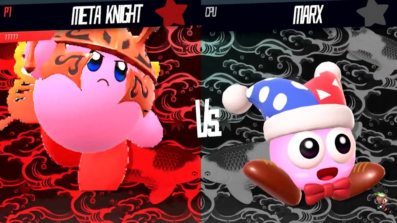 Morpho Knight Sword Kirby Vs Marx - Requested Smash Bros Battle